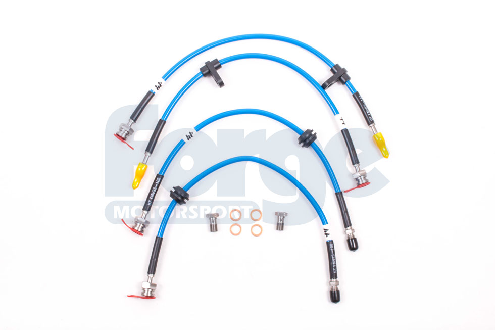 Ford Focus RS Mk3 Braided Brake Hose Kit by Focus RS Mk3 2.3T