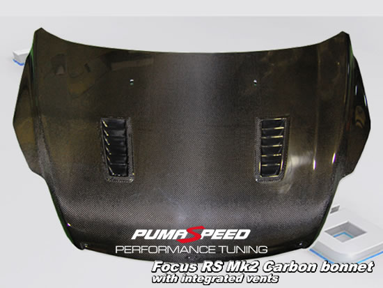 Focus RS Mk2 2009 genuine carbon bonnet at pumaspeed 