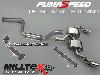 Ford focus RS mk2 de cat resonated turbo back Milltek exhaust by pumaspeed