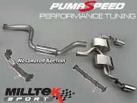 	Turbo-back excluding Hi-Flow Sports Cat with Dual DTM tailpipe (SSXFD088) Image