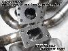 Ford focus rs mk1 tubular manifold gt28 gt25 hybrid turbo charger 