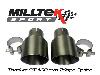 Milltek Sport Exhaust Volkswagen Golf Mk7 non resonated titanium tailpipes ssxvw228