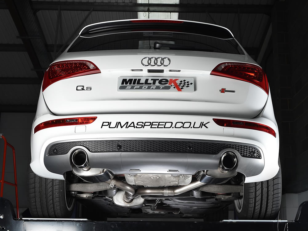 Milltek Sport Exhaust Audi Q5 2.0 TFSI quattro Cat-back GT100 (SSXAU341)