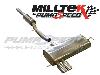 Milltek Sport Golf mk4 4 motion v6 Cat back exhaust system resonated ssxvw076