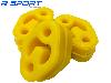 R-Sport Yellow Uprated Silicone Exhaust Mount Set