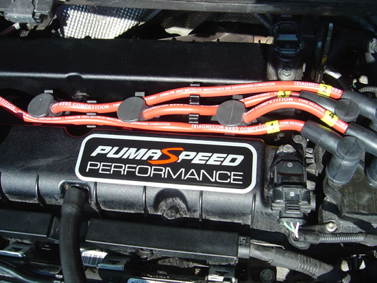 New fiesta Mk7 Red Plug Leads at Pumaspeed