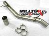 milltek sport exhaust msvw275rep centre section non resonated golf