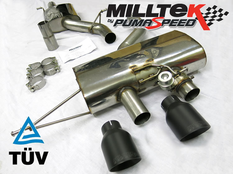 Milltek Sport Exhaust Volkswagen Golf Mk6 R 2.0 TSI 270PS CatbackDual