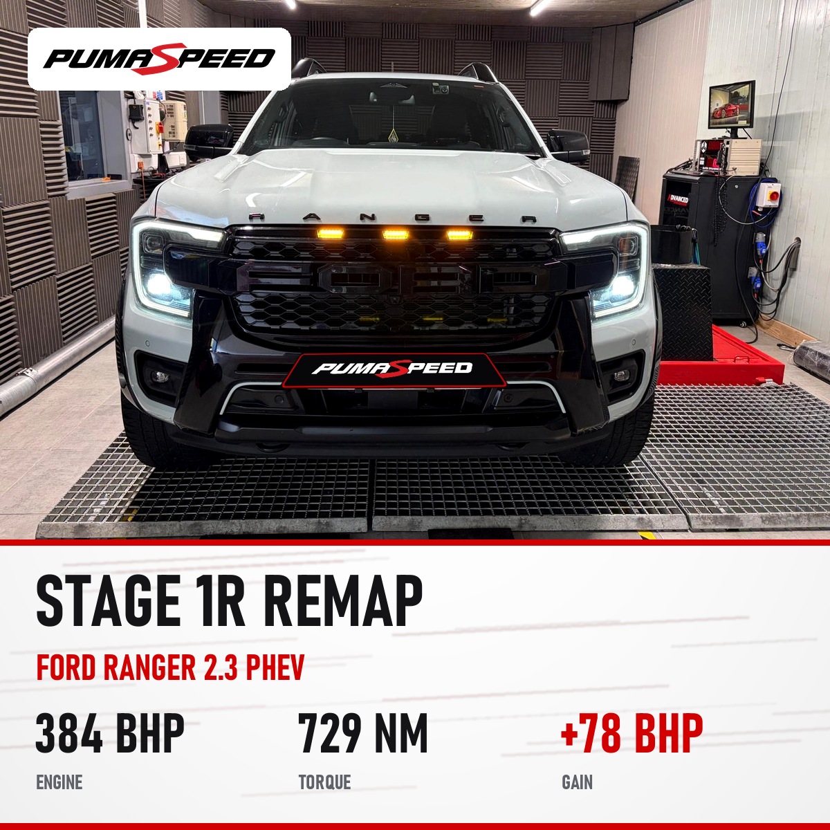 Ford Ranger 2.3 PHEV Stage 1R remap