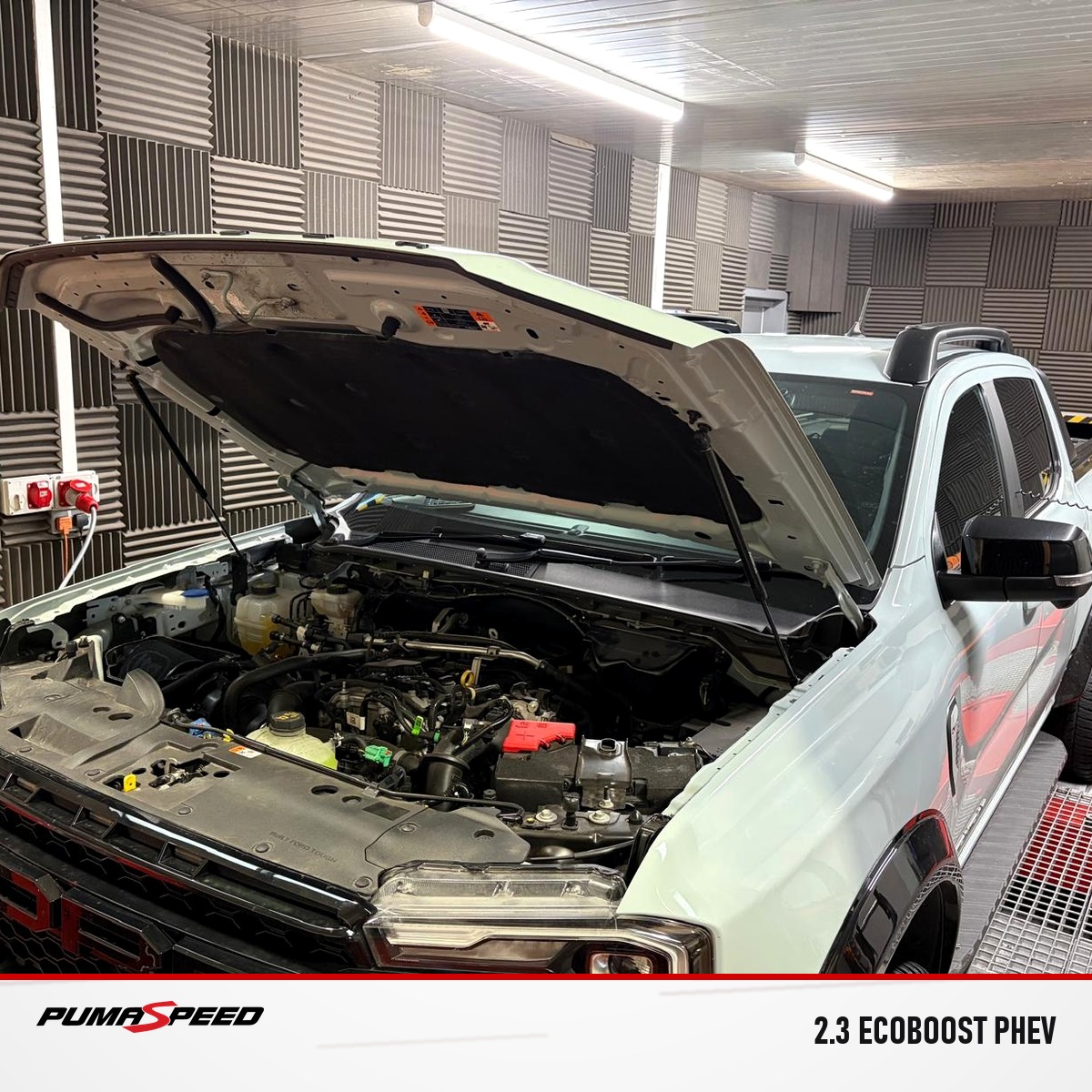 Ranger PHEV bonnet up